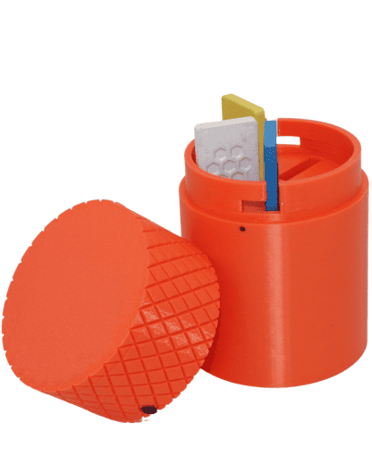 Vertical storage box for diamonds and stones