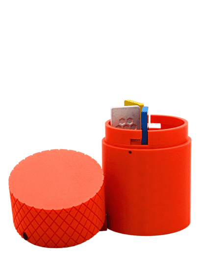 Vertical storage box for diamonds and stones
